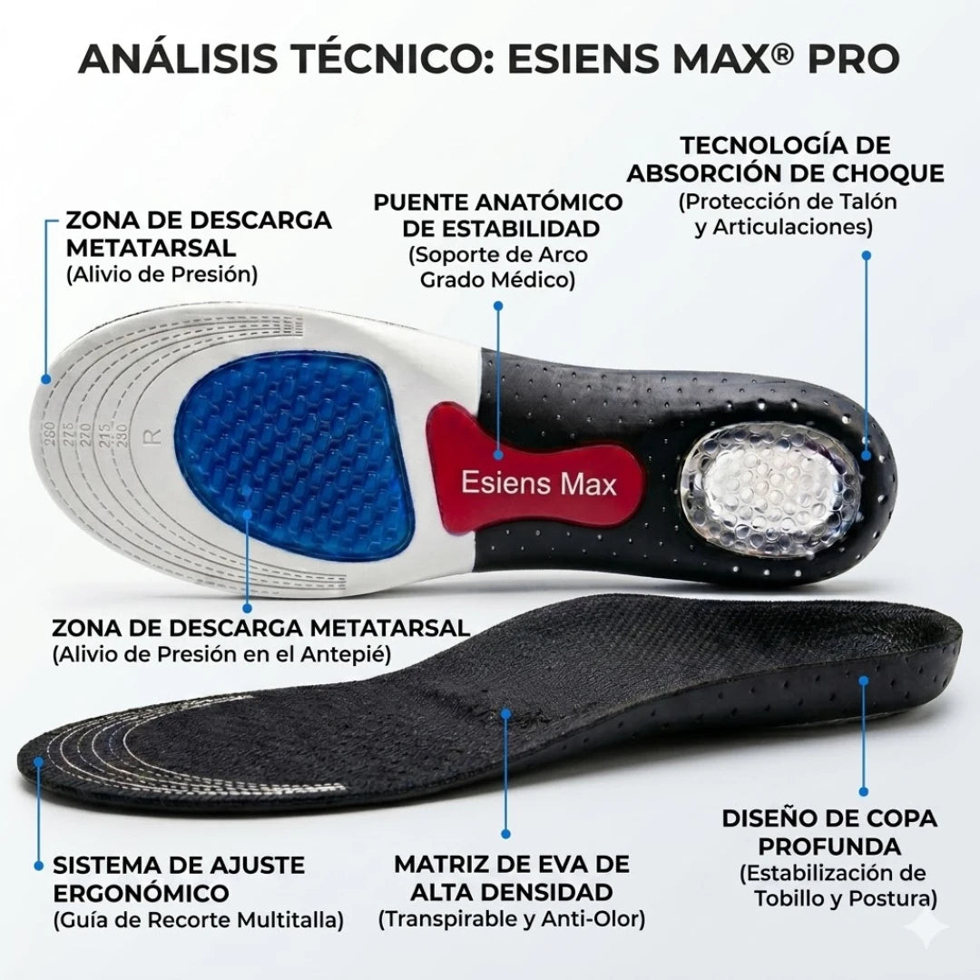 Plantillas Esiens Max - Alivio y Confort Diario
