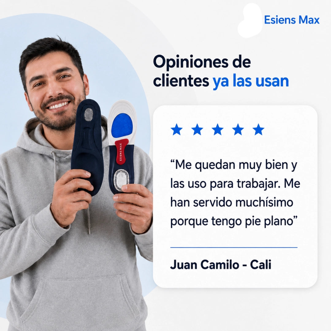 Plantillas Esiens Max - Alivio y Confort Diario