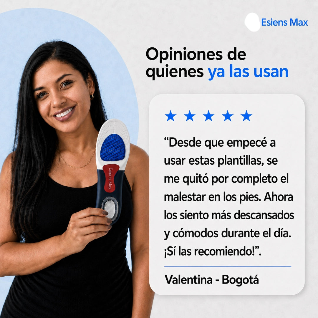 Plantillas Esiens Max - Alivio y Confort Diario