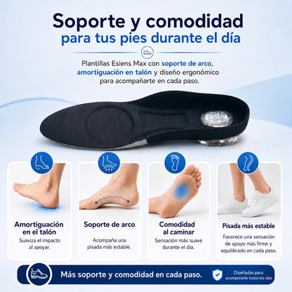 Plantillas Esiens Max - Alivio y Confort Diario